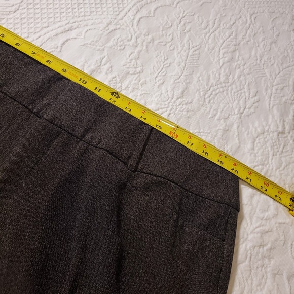 Nine West Curvy Bootcut Career Pants Sz 18 Wide Leg Gray Stretch Zip Comfort - Picture 4 of 6